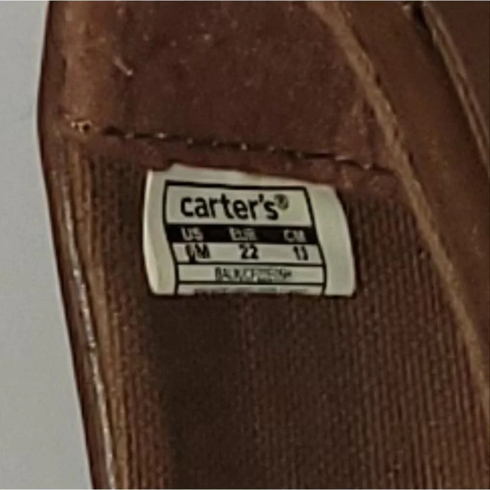 Carter's Size 6m Brown Moccasins